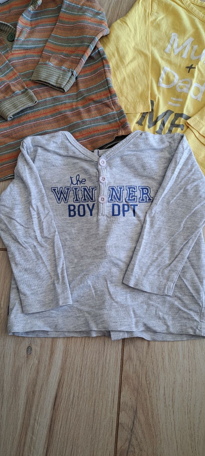 Lot polo tee-shirt petit bateau - photo numéro 2