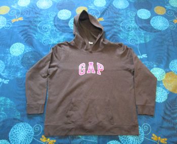 Pull Sweat à capuche stretch GAP Taille XL 42 Marron (P161)