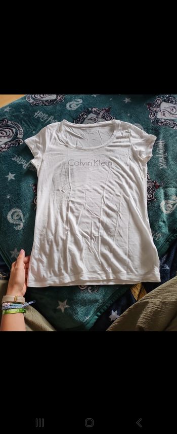 T shirt Calvin Klein blanc