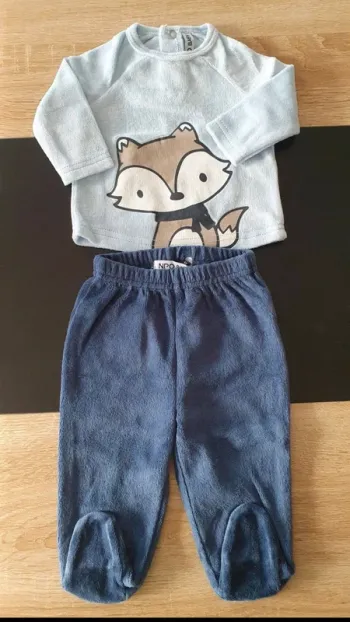 Pyjama 2 pièces hiver 3 mois