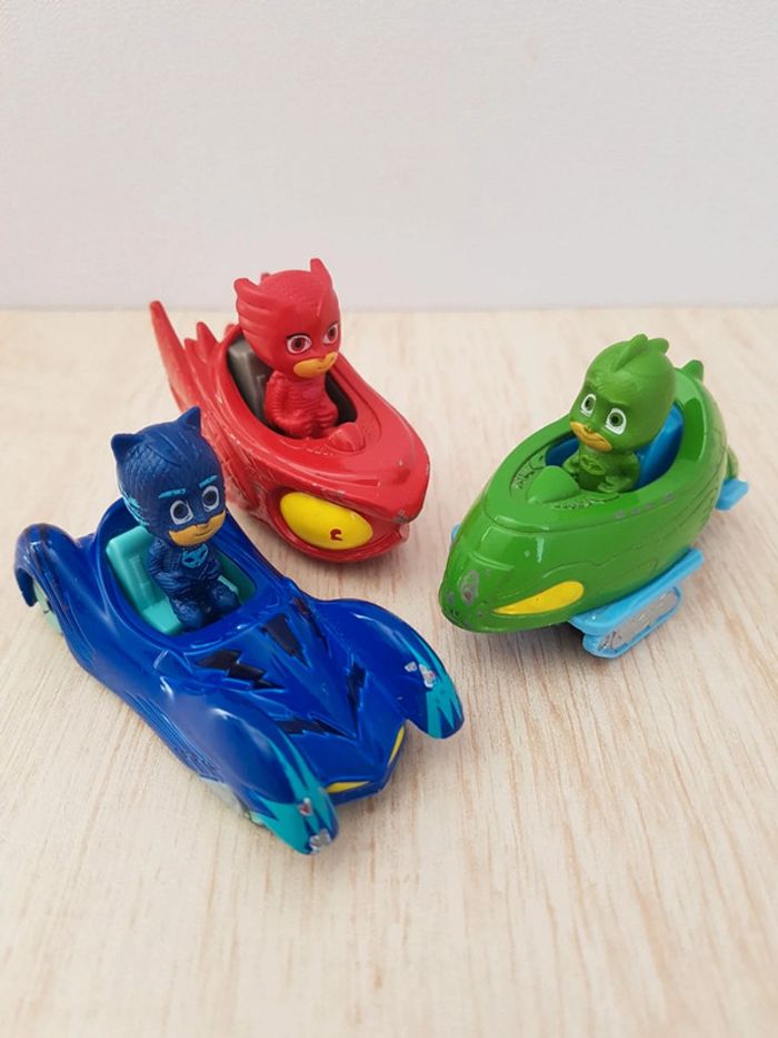 3 Véhicules métal héros PJmasks - photo numéro 19
