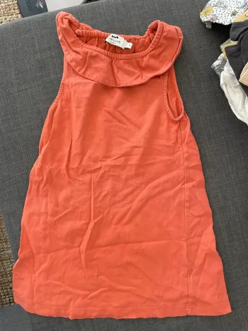 Robe Cyrillus 4 ans corail