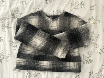 Pull à carreaux Mango