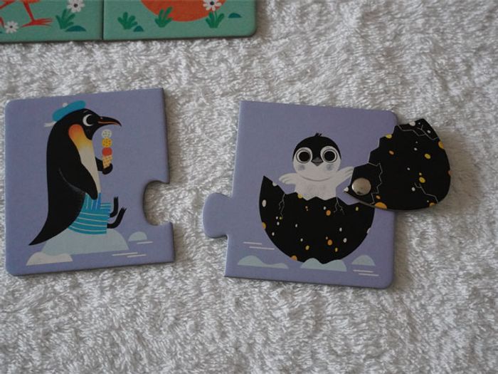 Jeu "Puzzle Duo Articulo Les oeufs rigolos" Djeco pour enfants (2 ans +) - photo numéro 6