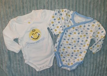 Lot de 2 bodys manches longues