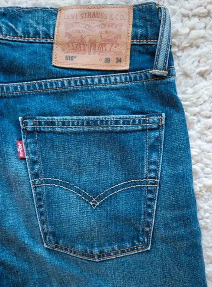 Jean Levi's 510 W29 L34 bleu - photo numéro 7