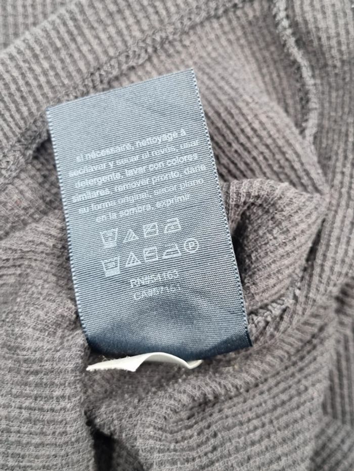 Sweat col zippé Tommy Hilfiger bleu marine – Taille L Femme (mesures en photos) - photo numéro 9