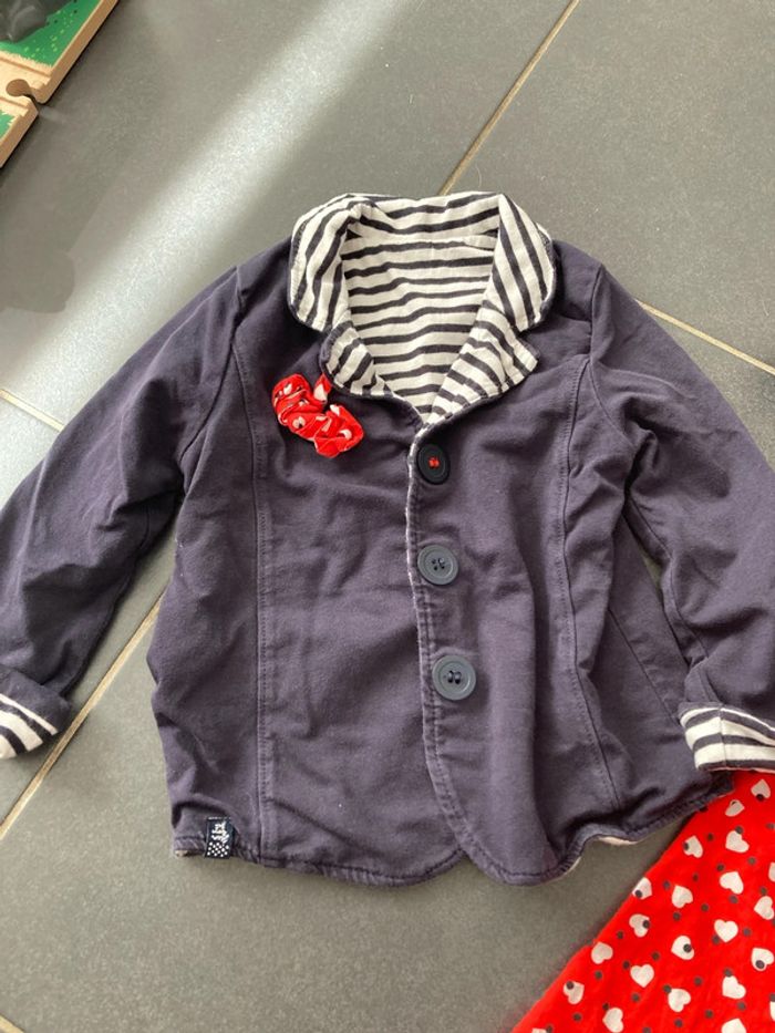 Ensemble robe et veste Jean Bourget 18 mois - photo numéro 3