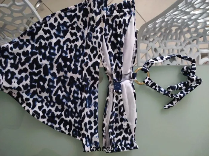 Maillot de bain 2 pièces imprimé léopard - photo numéro 3