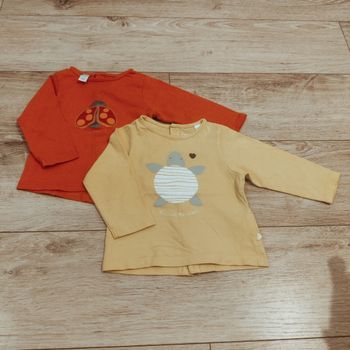 Lot de tee-shirts manches longues bébé fille 