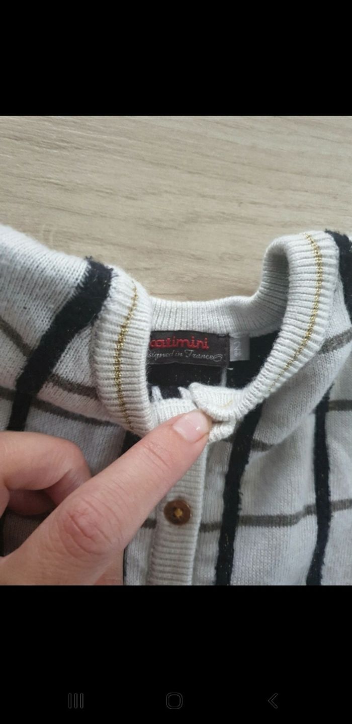 Vestes gilet fille catimini 2 ans - photo numéro 4