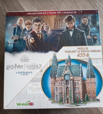 Coffret intégral harry potter puzzle 3D Poudlard collection magique neuf sous blister