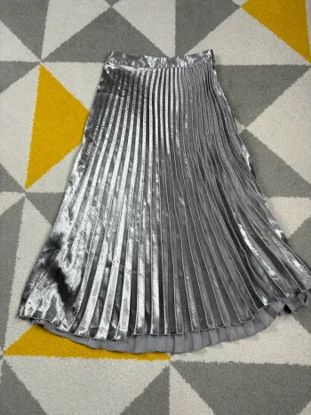 Jupe longue Bershka | Argentée | Taille 34