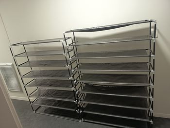 2 étagères à chaussures