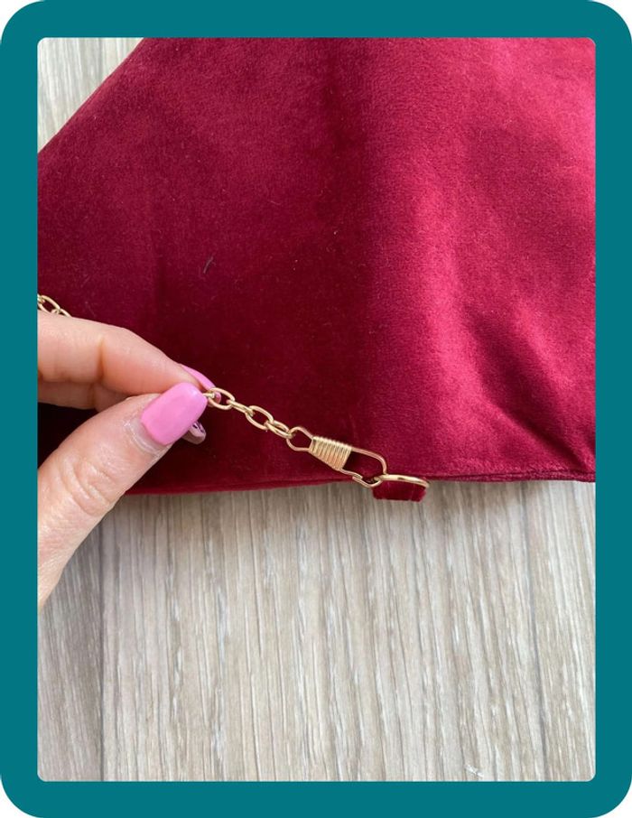 Sac / pochette en velours - photo numéro 4