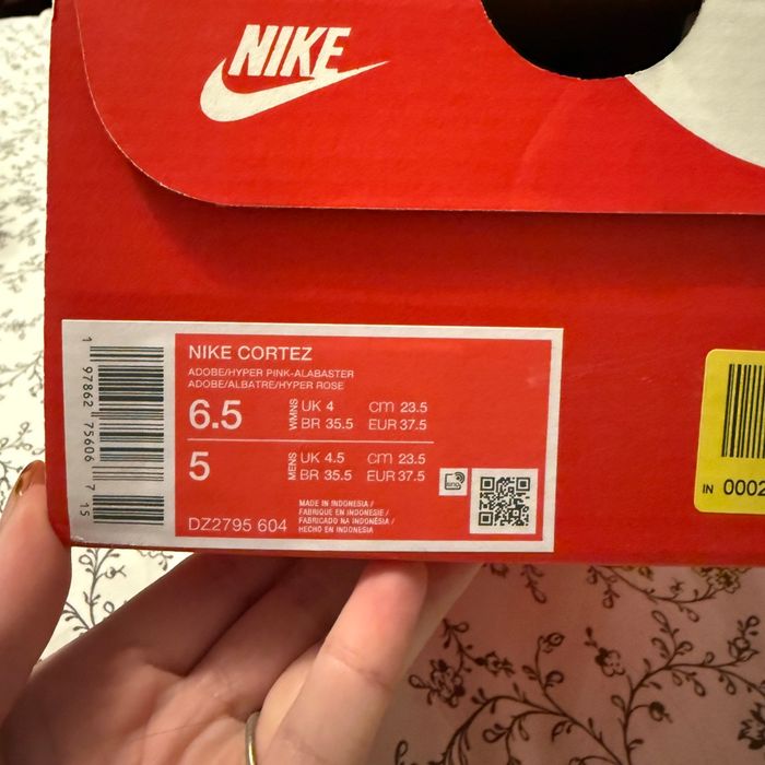 Basket Nike Cortez rose - photo numéro 8