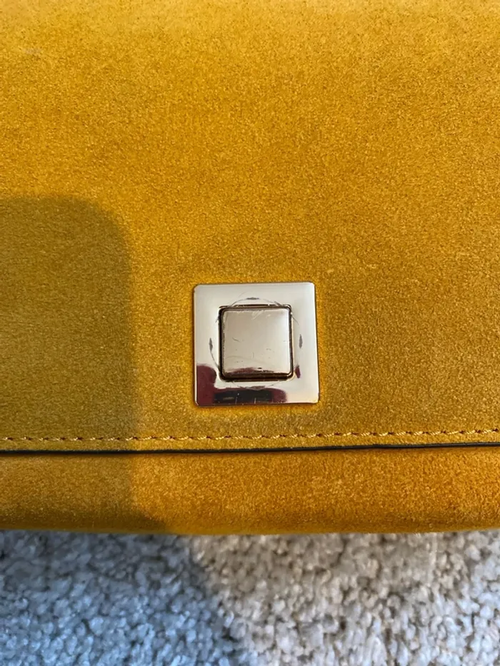 Sac nubuk jaune Mango - photo numéro 6