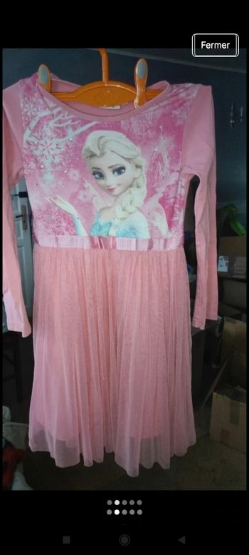 Très belle robe reine des neiges e7