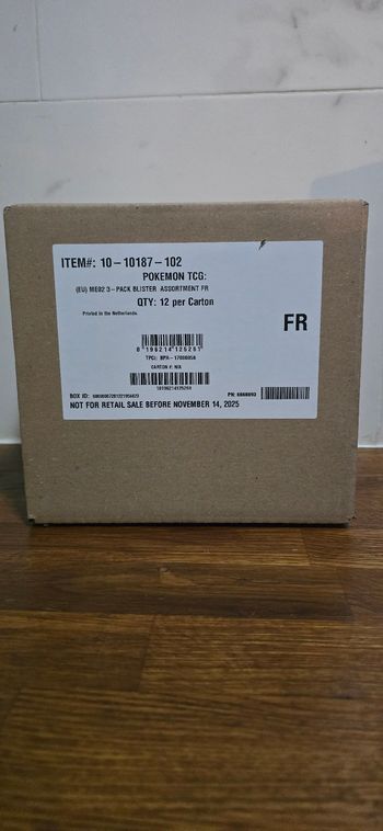 Pokemon Case de 12 tripack me02  flammes fantasmagorique