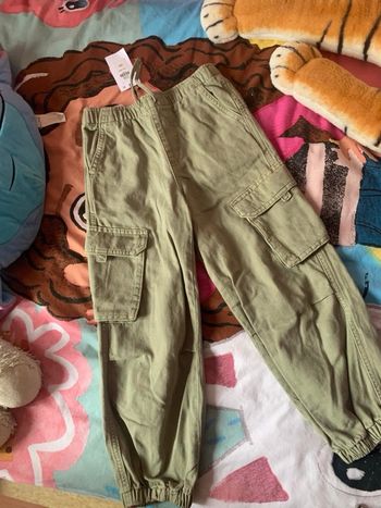 Jeans cargo 5-6ans fille