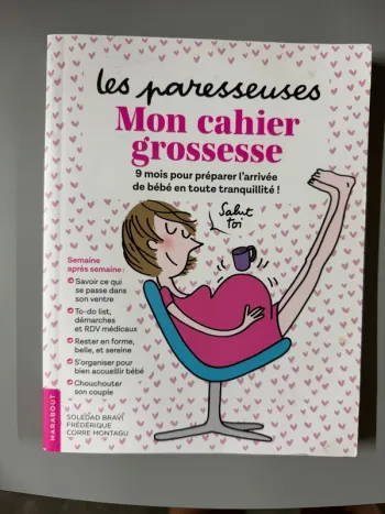 Livre Le cahier de grossesse des paresseuses: Semaine après semaine préparer l'arrivée de bébé