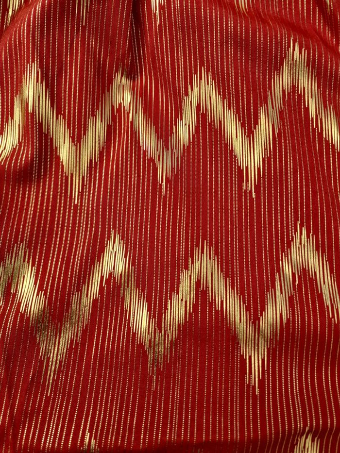 Robe Rouge Dorée Métallique - photo numéro 8