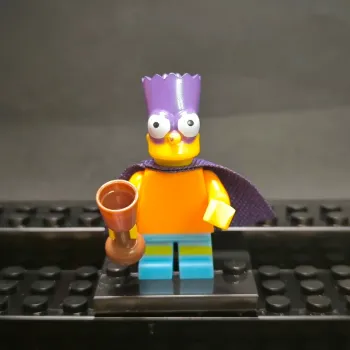figurine type lego bart simpson