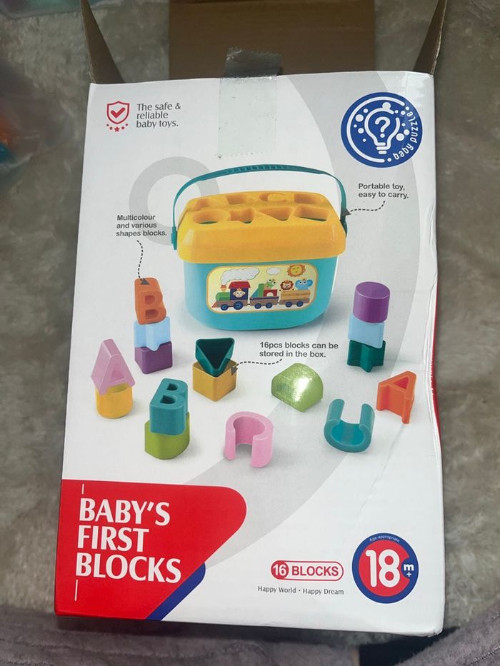 Jeu éducatif bébé “Baby’s First Blocks”Tri de formes et couleurs| Neuf - photo numéro 4