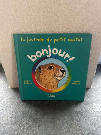 Livre pour apprendre à lire bonjour petit castor