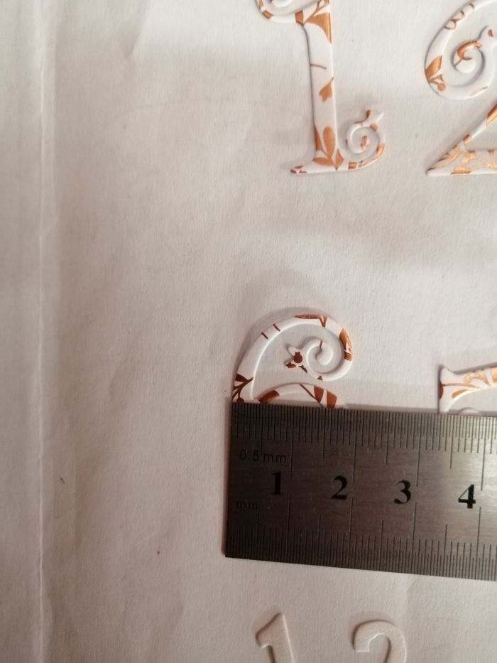 Découpe scrapbooking chiffre (N6) - photo numéro 4