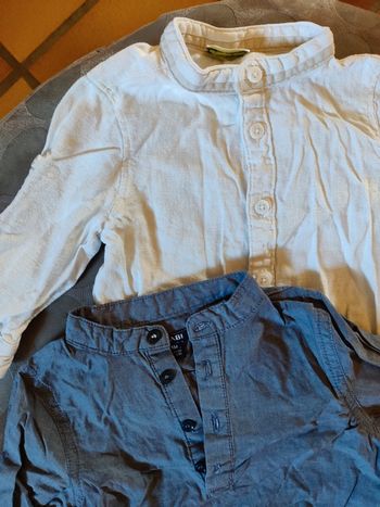 Lot chemises taille 6 mois