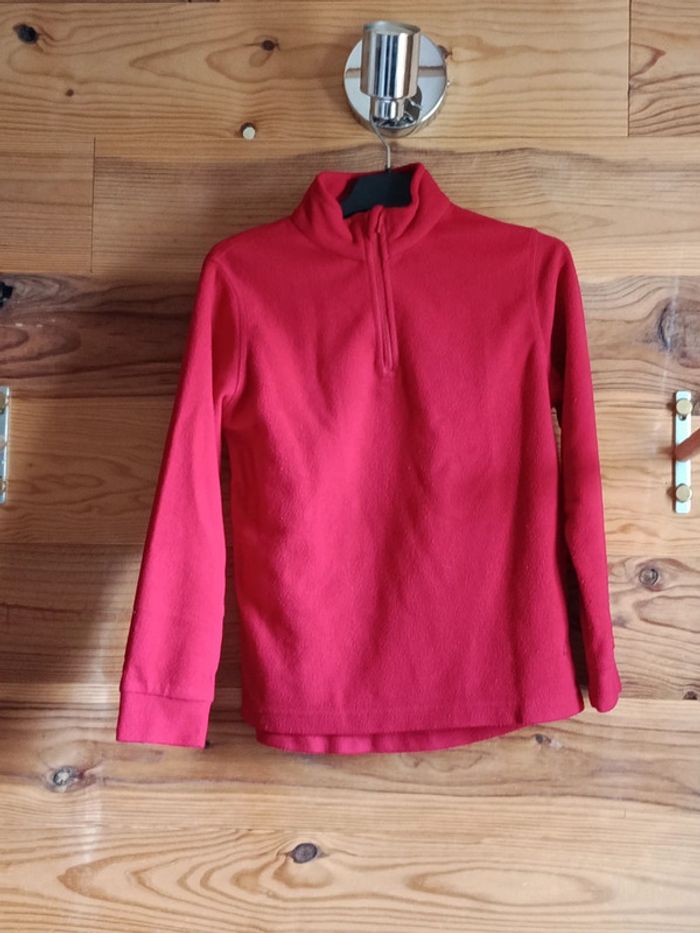 Pull polaire rouge 8 ans - photo numéro 2