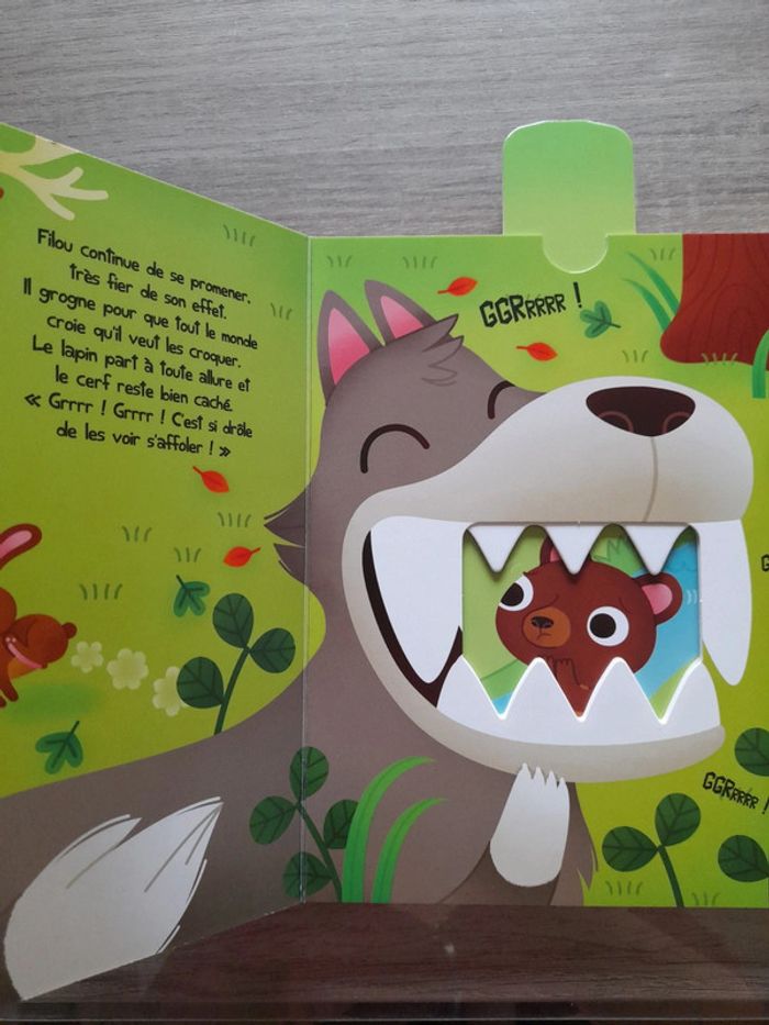 Livre croque "filou le loup" - photo numéro 3