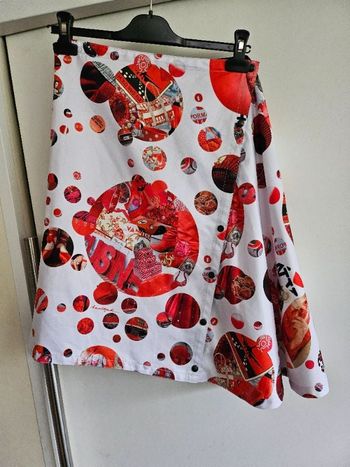 Jupe multi taille anatopik motif coca cola