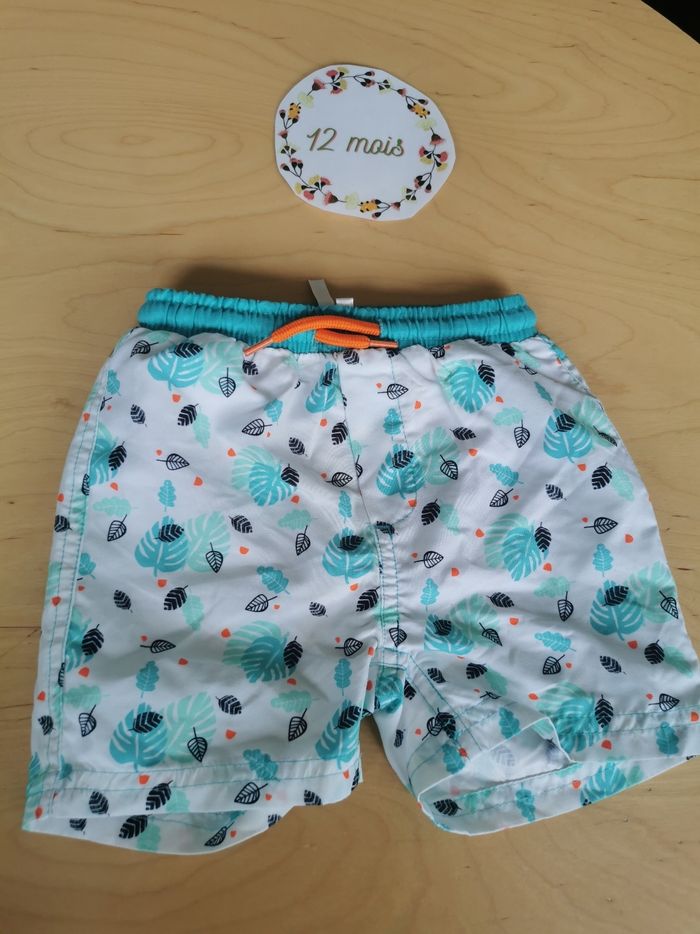 Short de bain bébé garçon 12mois orchestra excellent etat - photo numéro 5