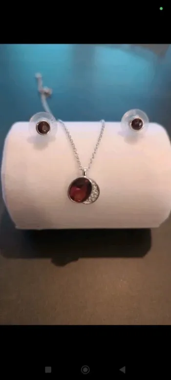 Parure Swarovski Argent Améthyste