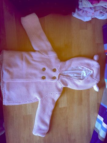 Manteau  rose gémo douillet