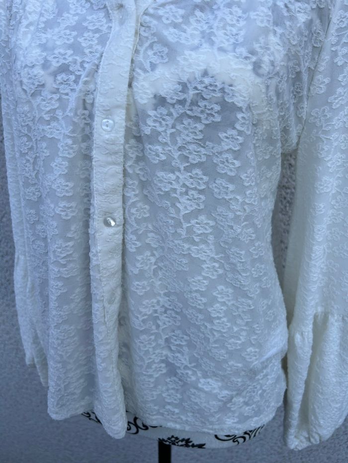 Blouse blanche cache cache - photo numéro 4