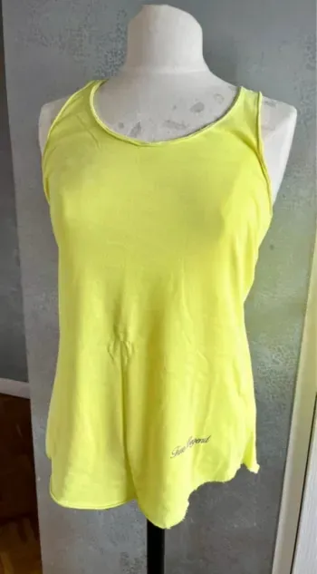 Débardeur jaune fluo