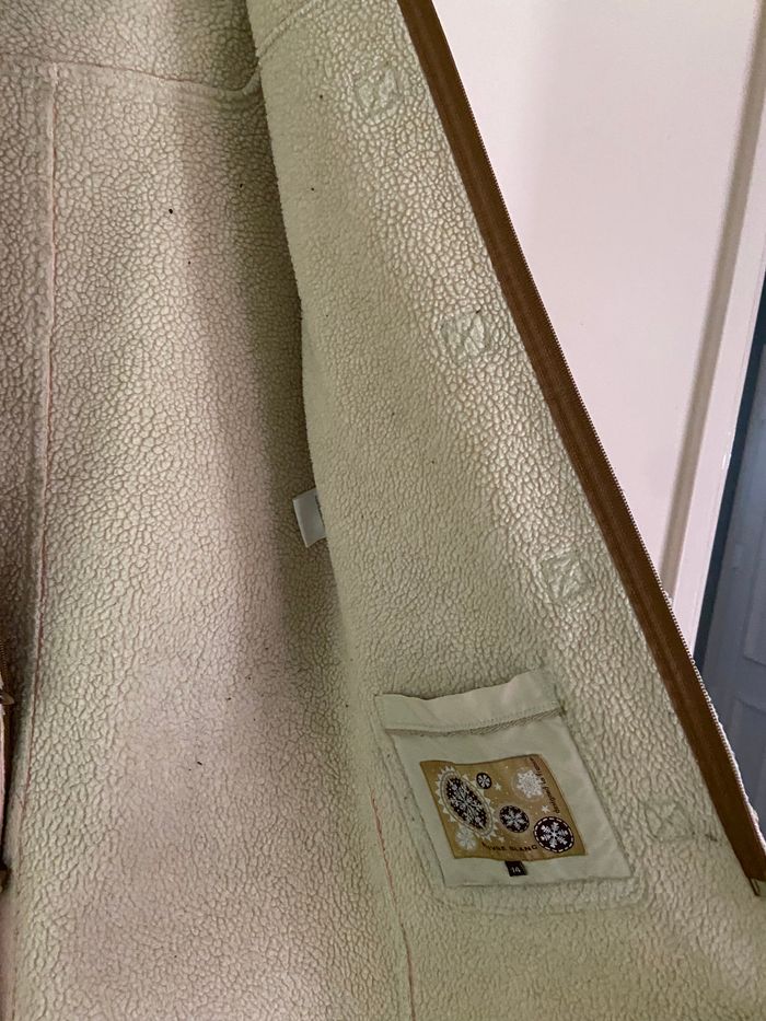 Manteau Duffle-Coat Rose Poivre Blanc – Taille 14 ans - photo numéro 6