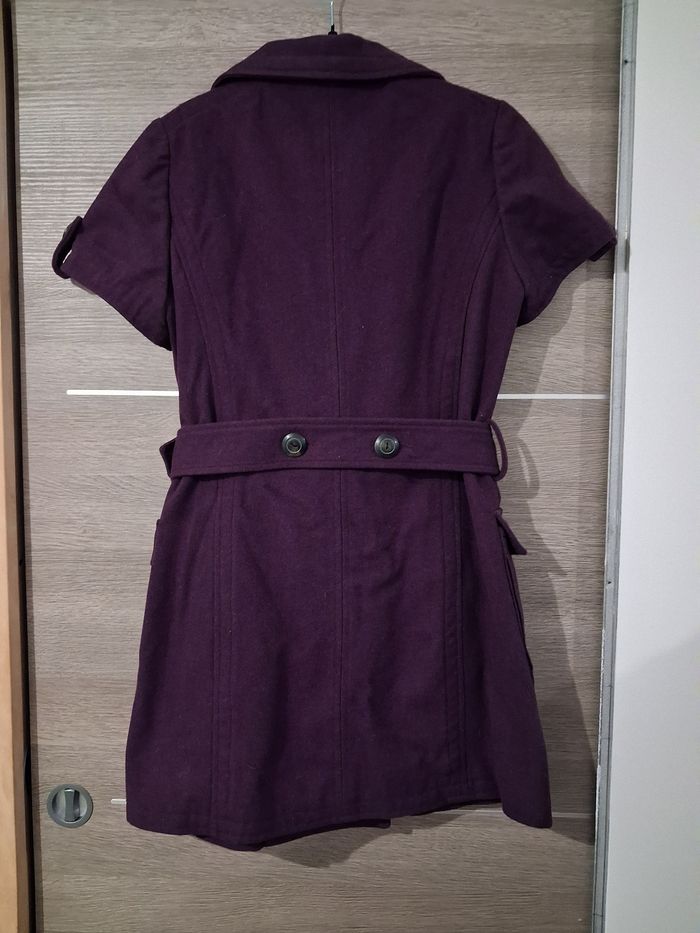 Manteau femme Mango 55% laine - photo numéro 4