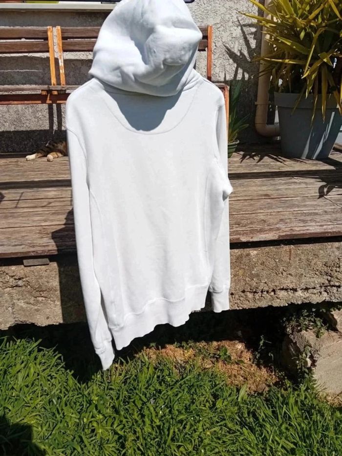 Sweat à capuche blanc Nike S - photo numéro 5