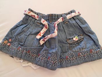 jupe jean fille 18 mois