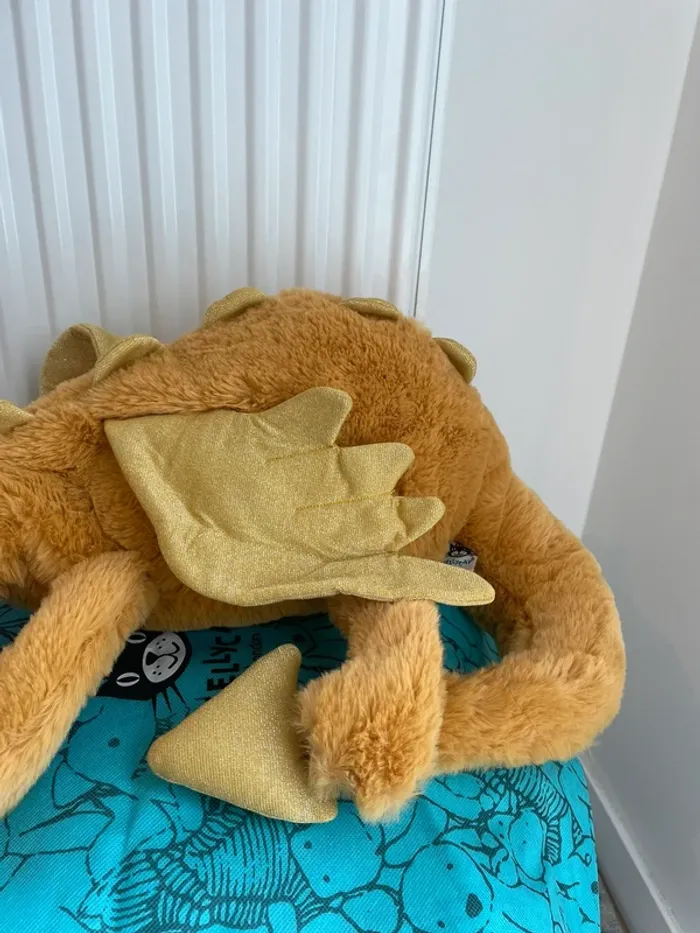 Peluche Jellycat Golden Dragon HUGE 🐉💛 - photo numéro 9