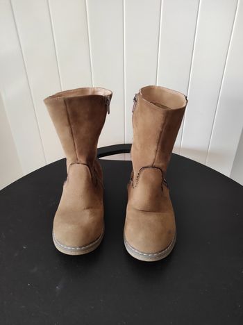 👢 Bottes fille – Pointure 32 – Nubuck marron