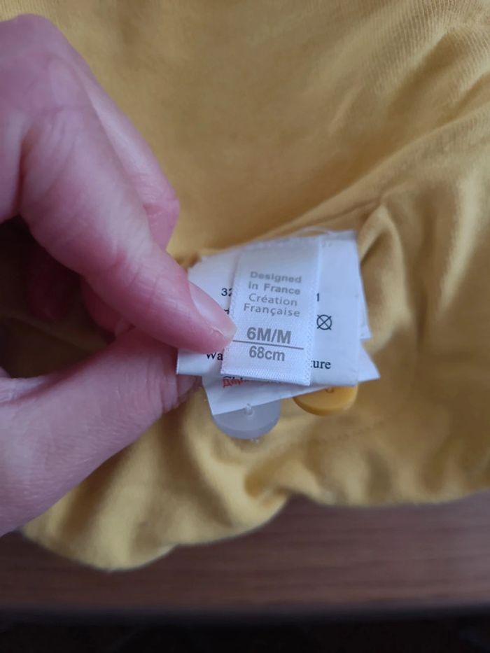 Ensemble obaibi robe gilet body 6 mois - photo numéro 3