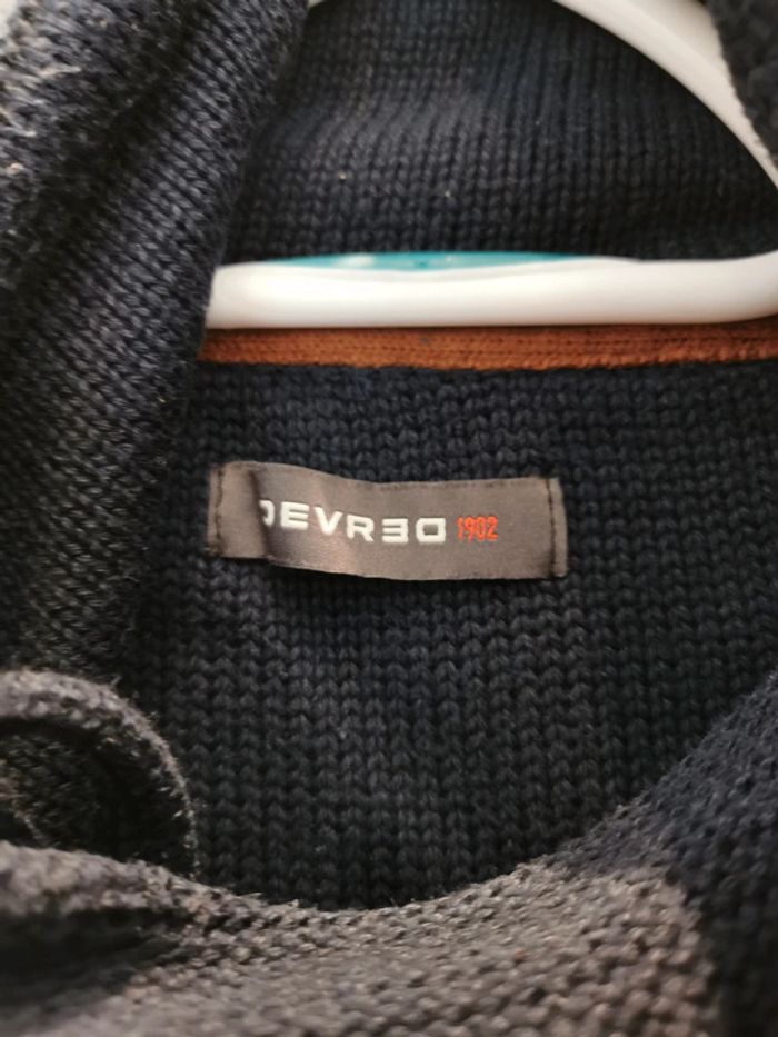 Pull à col Devred bleu marine - photo numéro 4