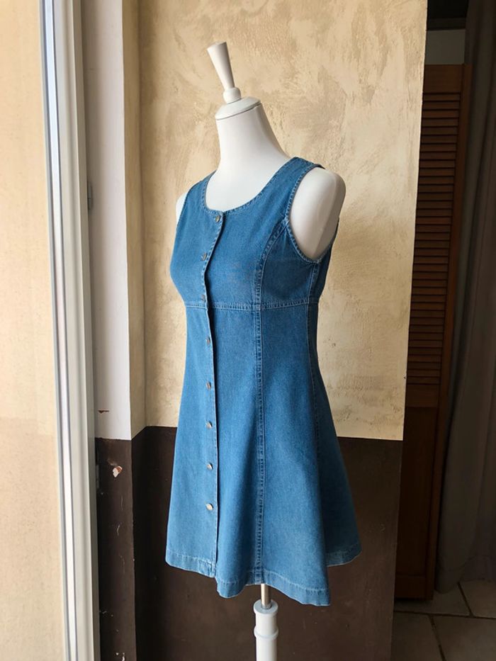 Robe en jean vintage 14ans - photo numéro 3
