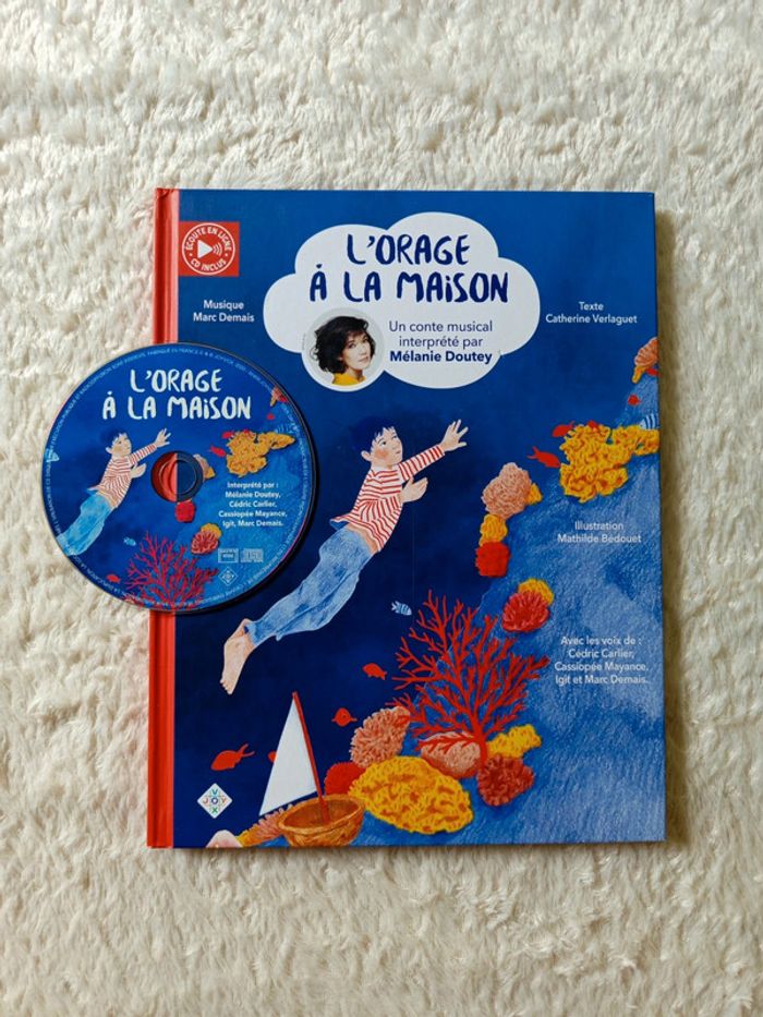 Livre + CD L'Orage à la maison 6+