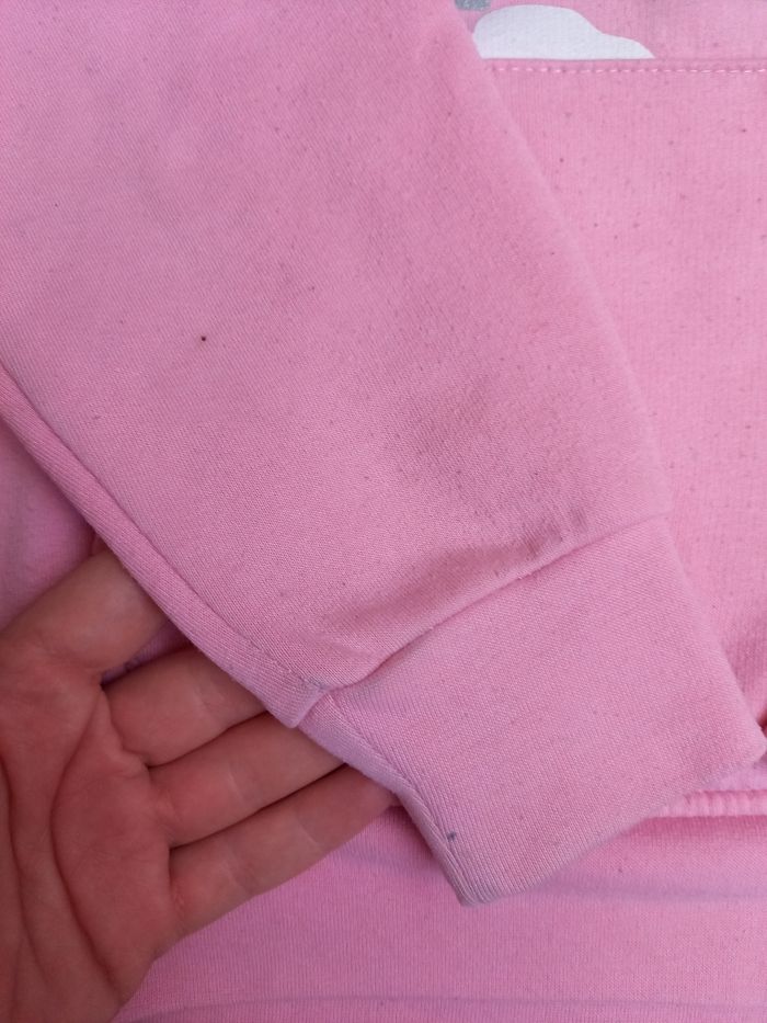 Pull /  sweat  à capuche rose Nasa - photo numéro 5
